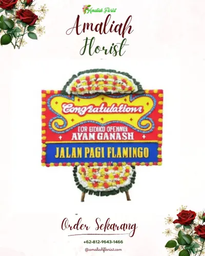 Bunga Papan Congratulation di Belantih
